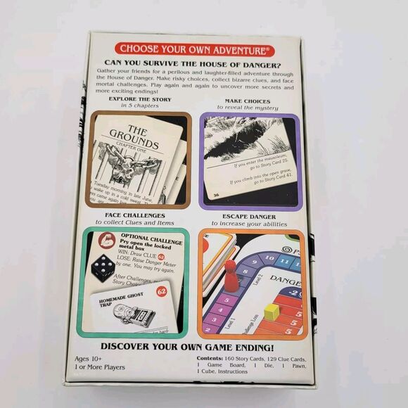 HOUSE of DANGER Choose Your Own Adventure Cooperative Game 100% COMPLETE 2018 - Picture 3 of 16